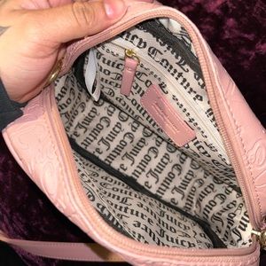 Juicy Couture Camera Crossbody Pink Logo purse
